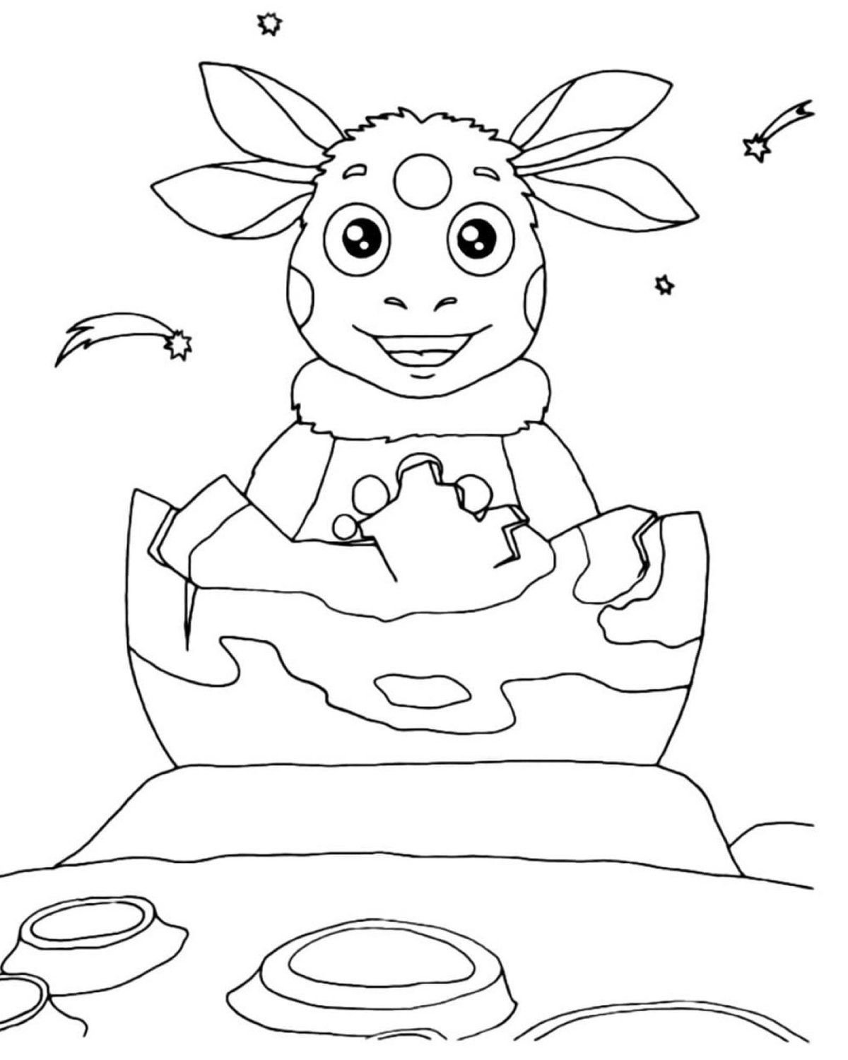 Рисунки Лунтика и его друзей