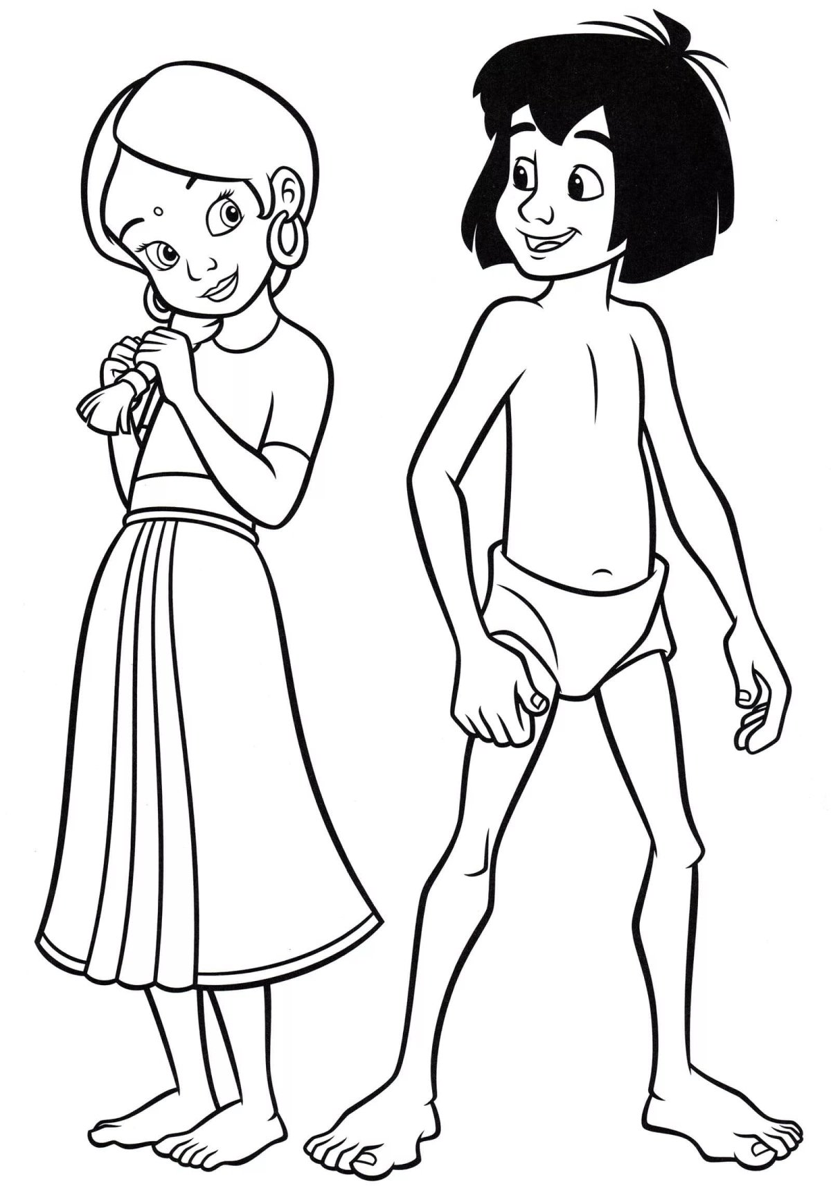 Иллюстрации к Маугли для детей