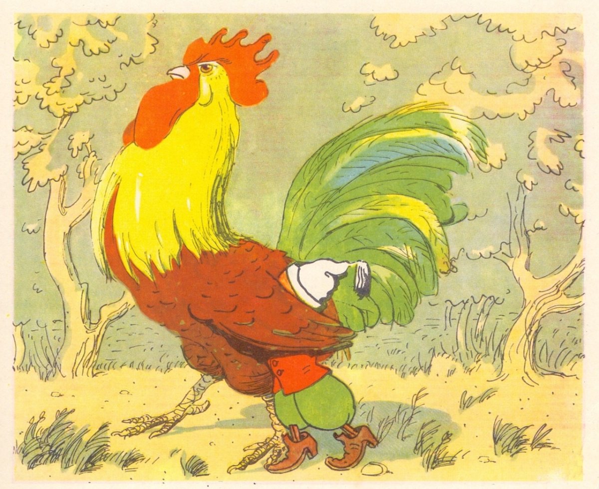 Петушок золотой гребешок толстой