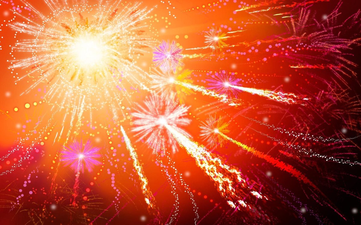 Красивый салют