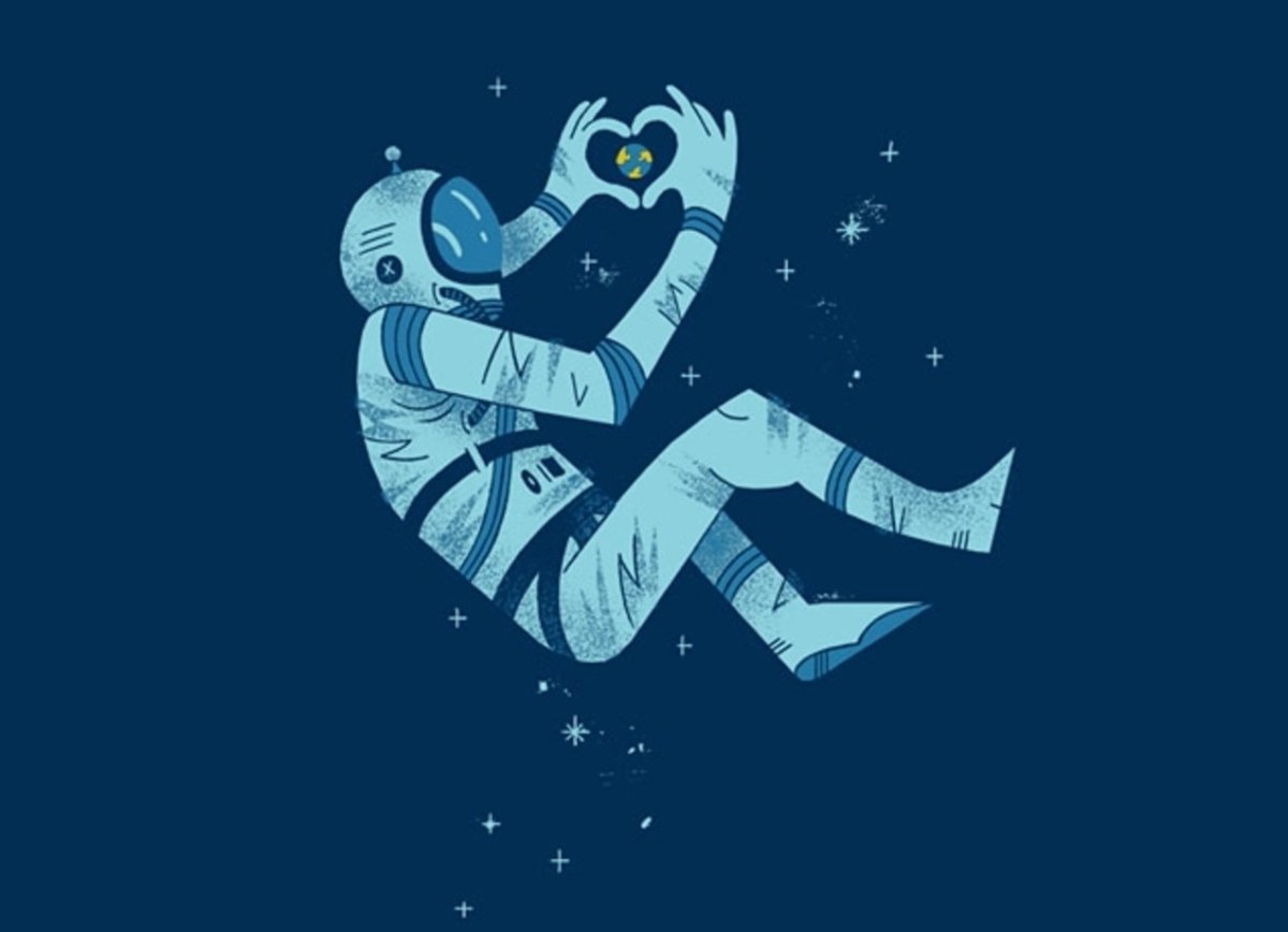 Космонавт рисунок