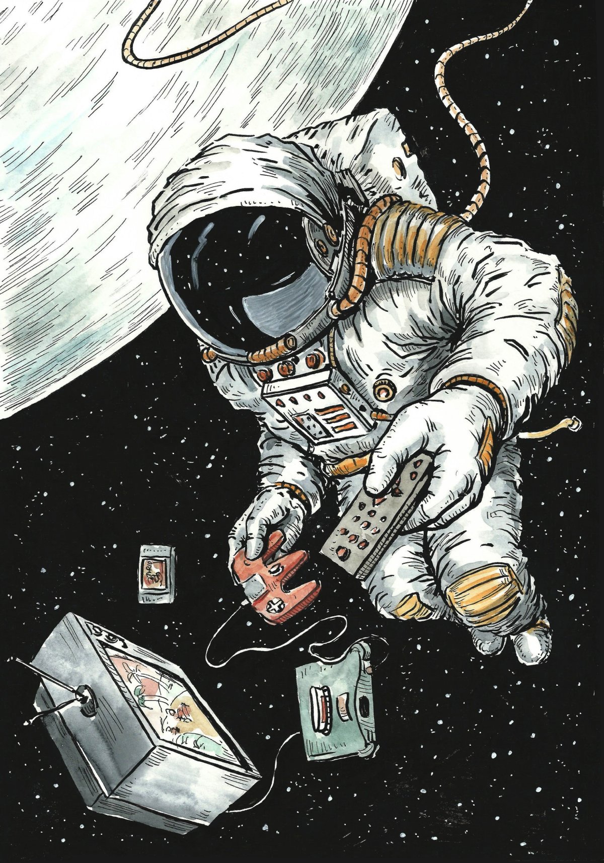 Космонавт арт