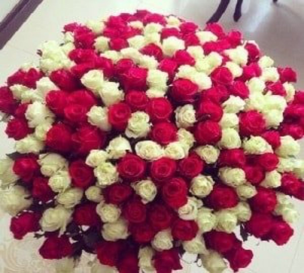 Огромный букет для мамы