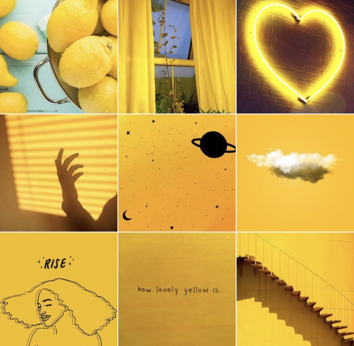 Желтое сердце Эстетика