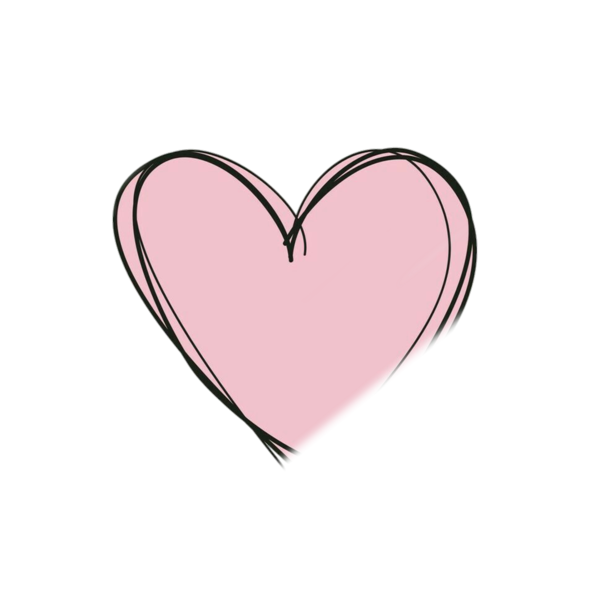 Розовые сердечки