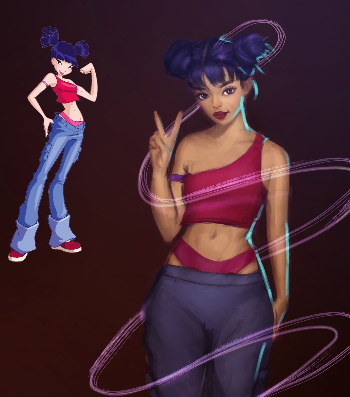 Клуб Винкс в реальной жизни Муза