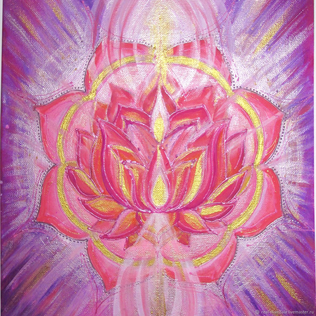 Буддийские мандалы в лотосе