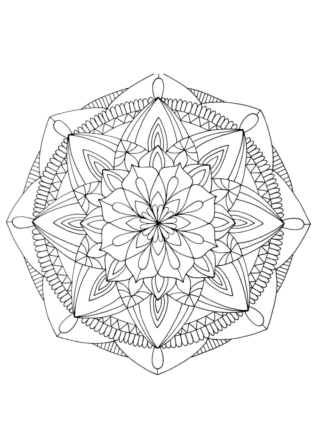 Девятиконечная Мандала