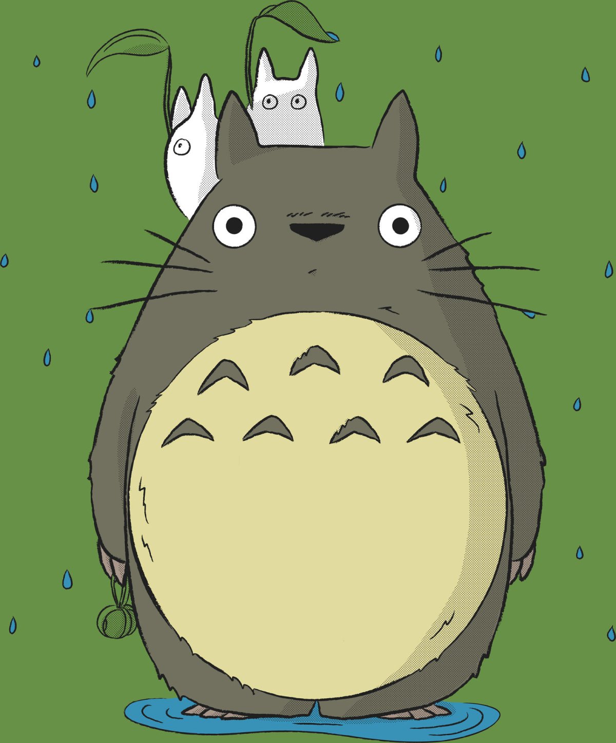 Тоторо улыбается