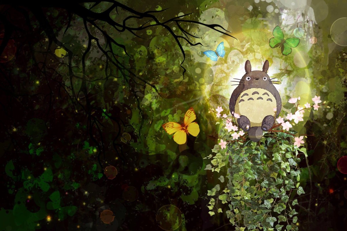 Лесной дух Тоторо арт