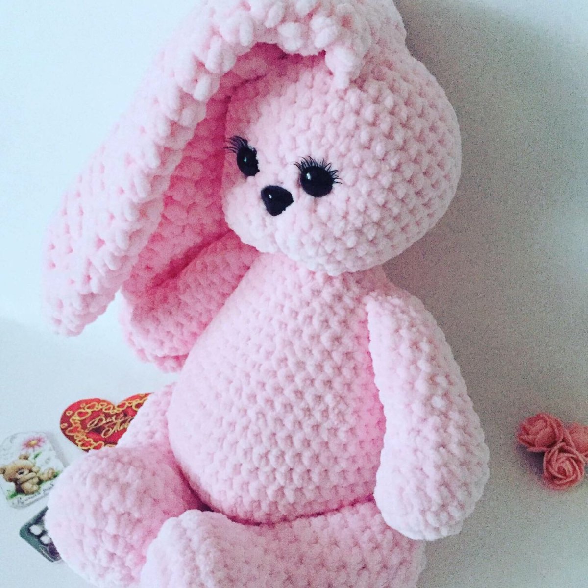 Зефирный Зайка амигуруми