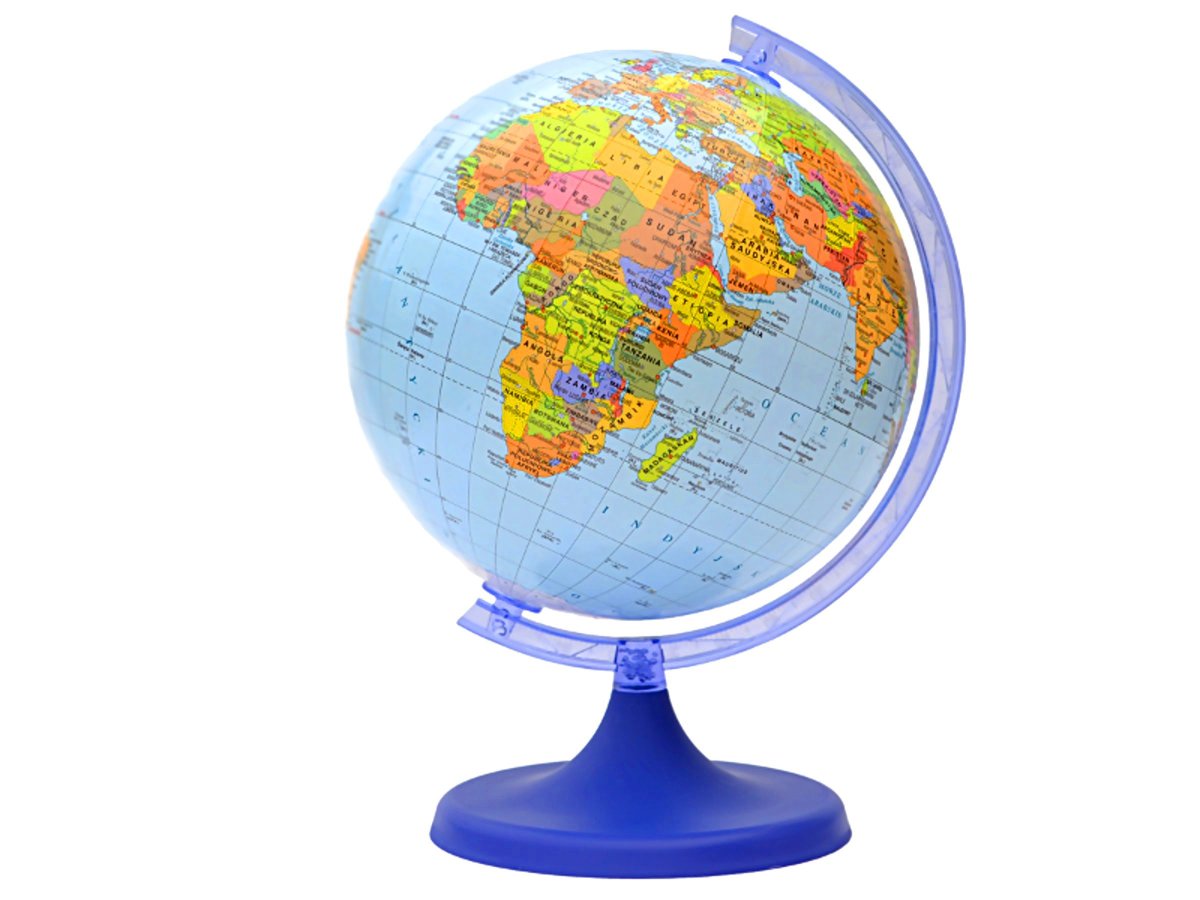 Глобус раскраска для детей