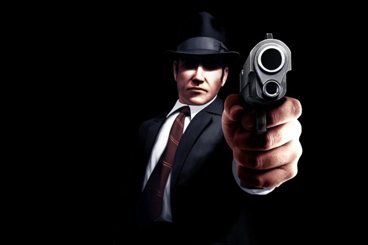 Гангстер с пистолетом