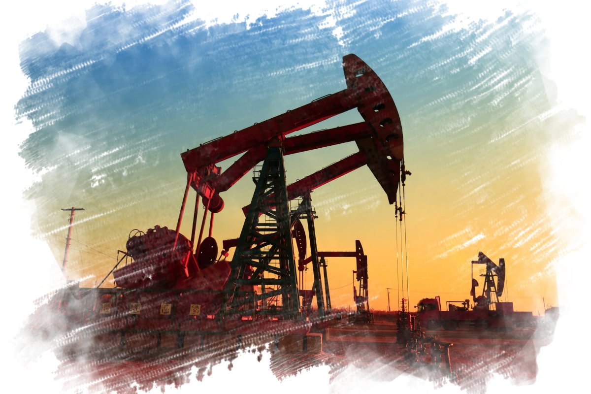 Нефтяная вышка картина