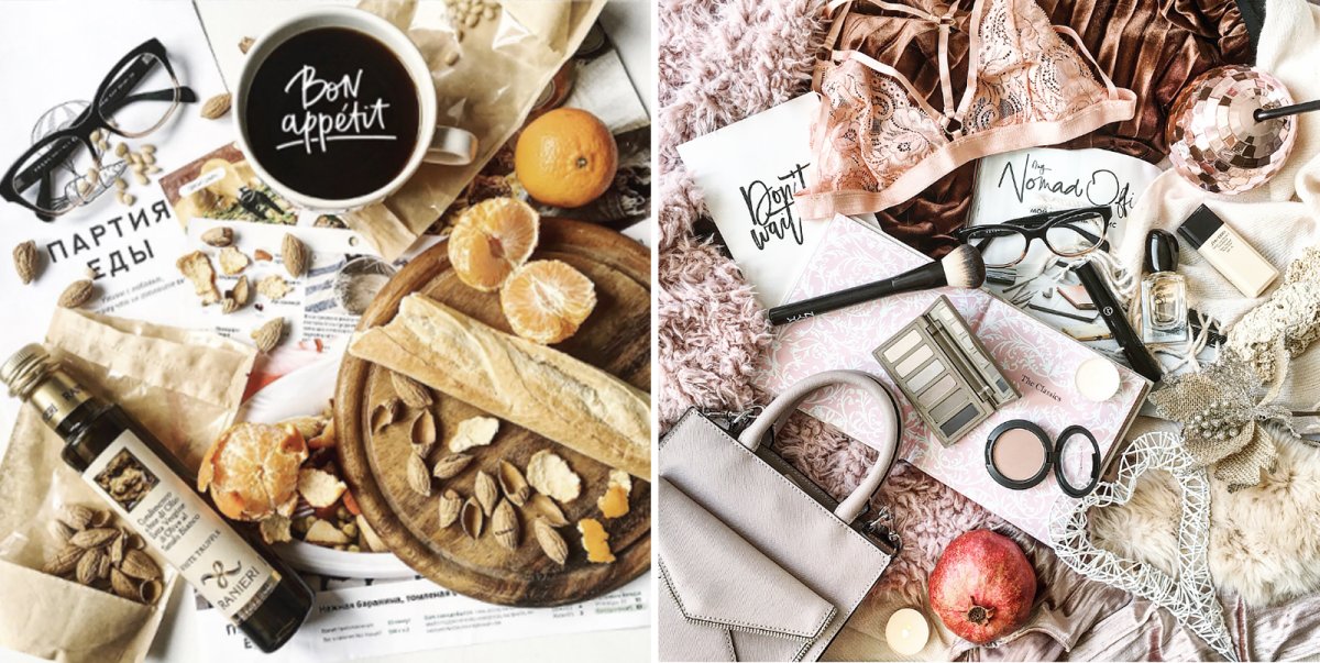 Предметная съёмка для инстаграма