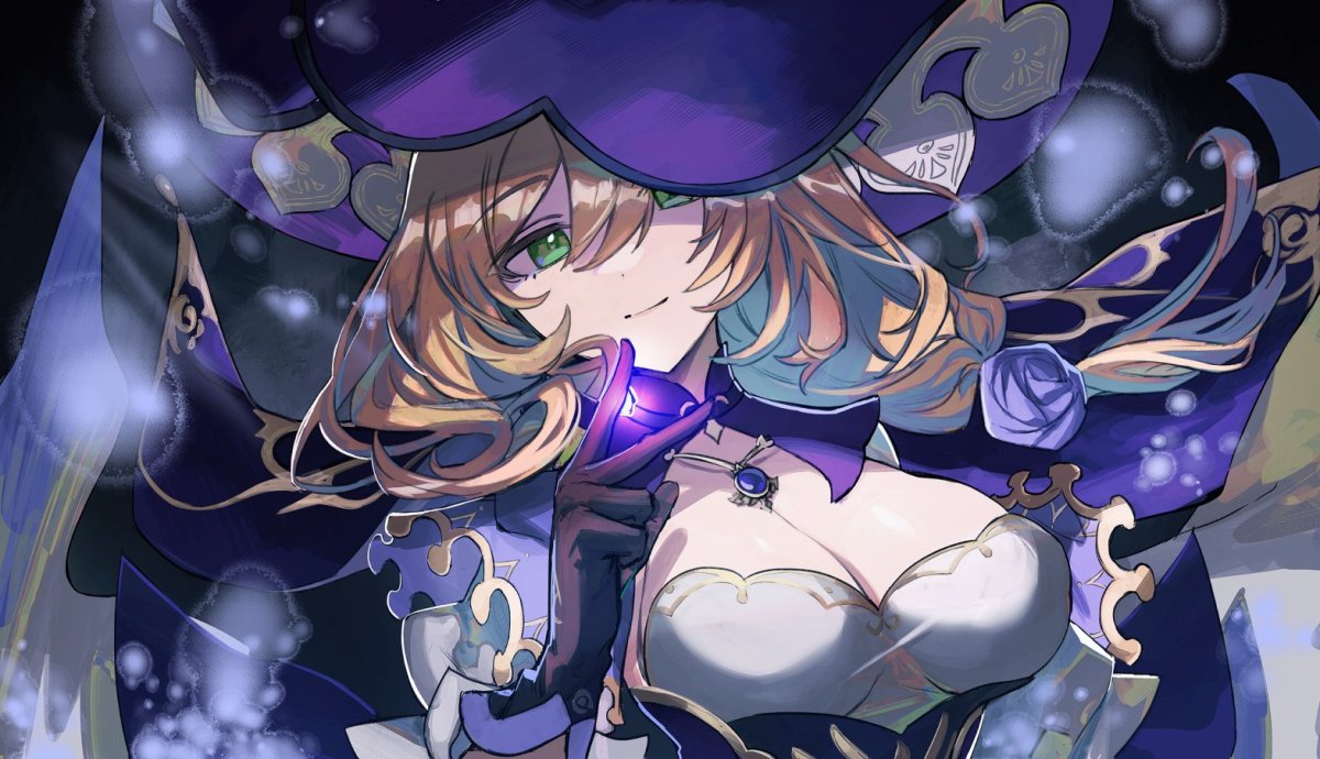 Геншин Импакт Лиза арт