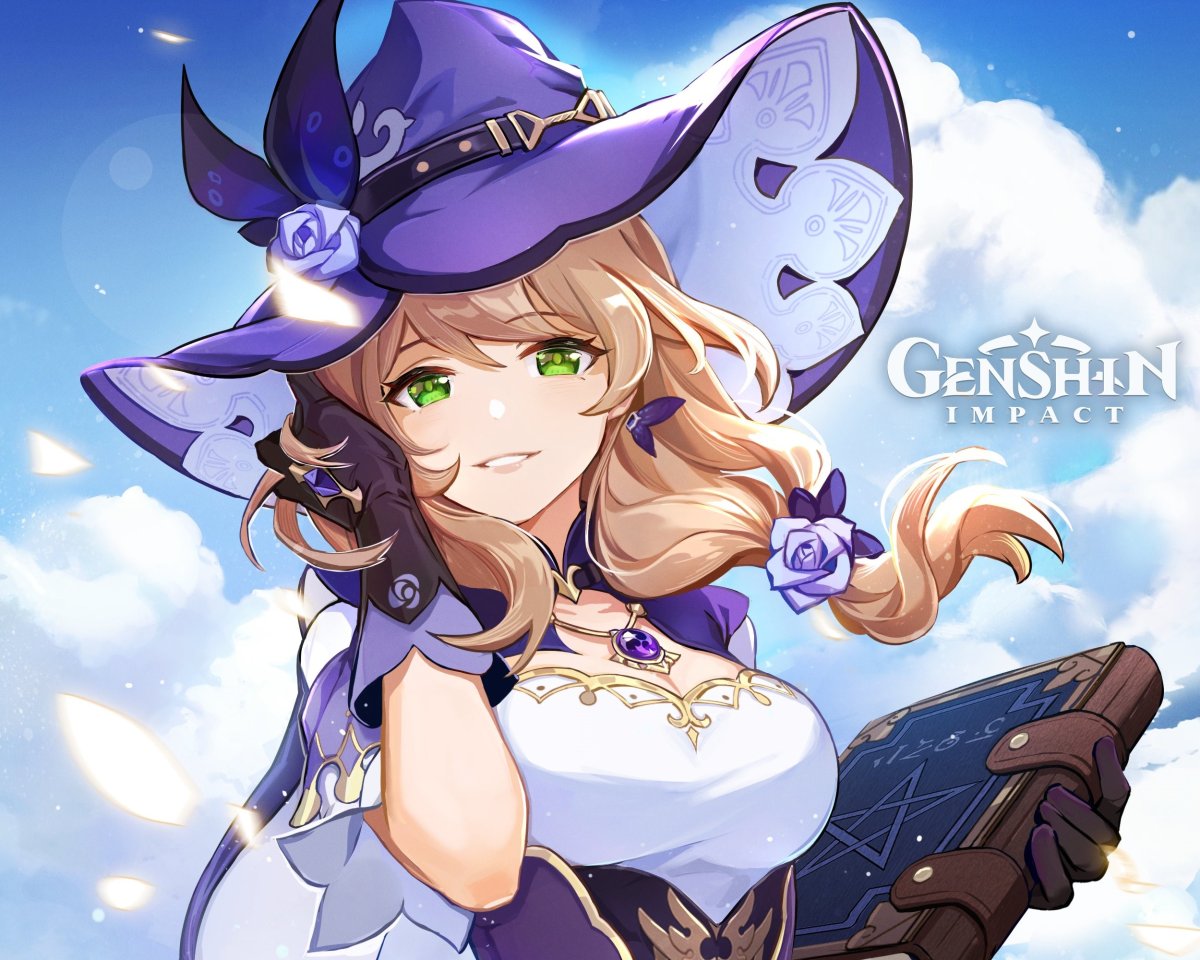 Новый скин на Лизу Геншин