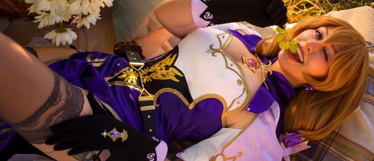 Genshin Impact Лиза косплей