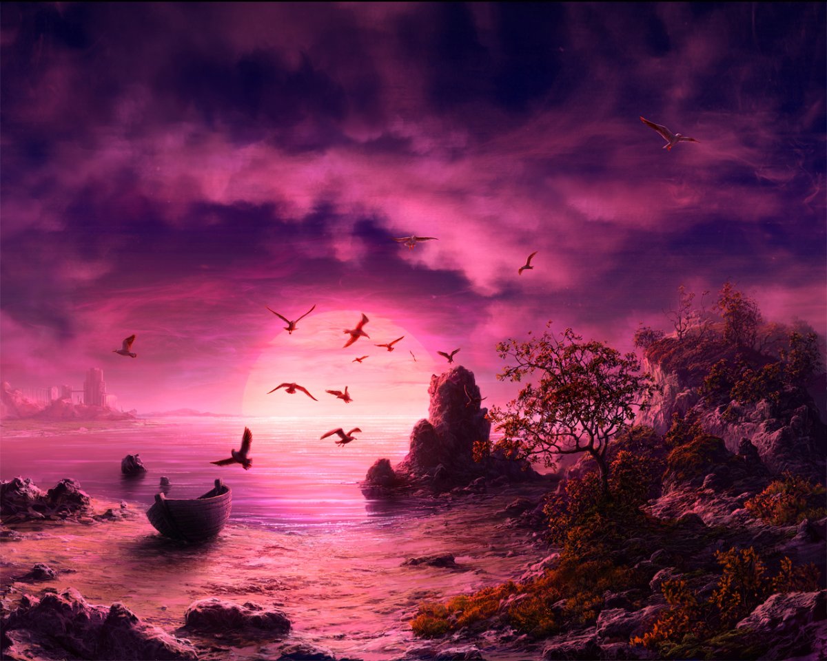 Романтичный пейзаж