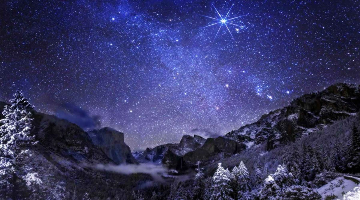 Ночное небо зимой