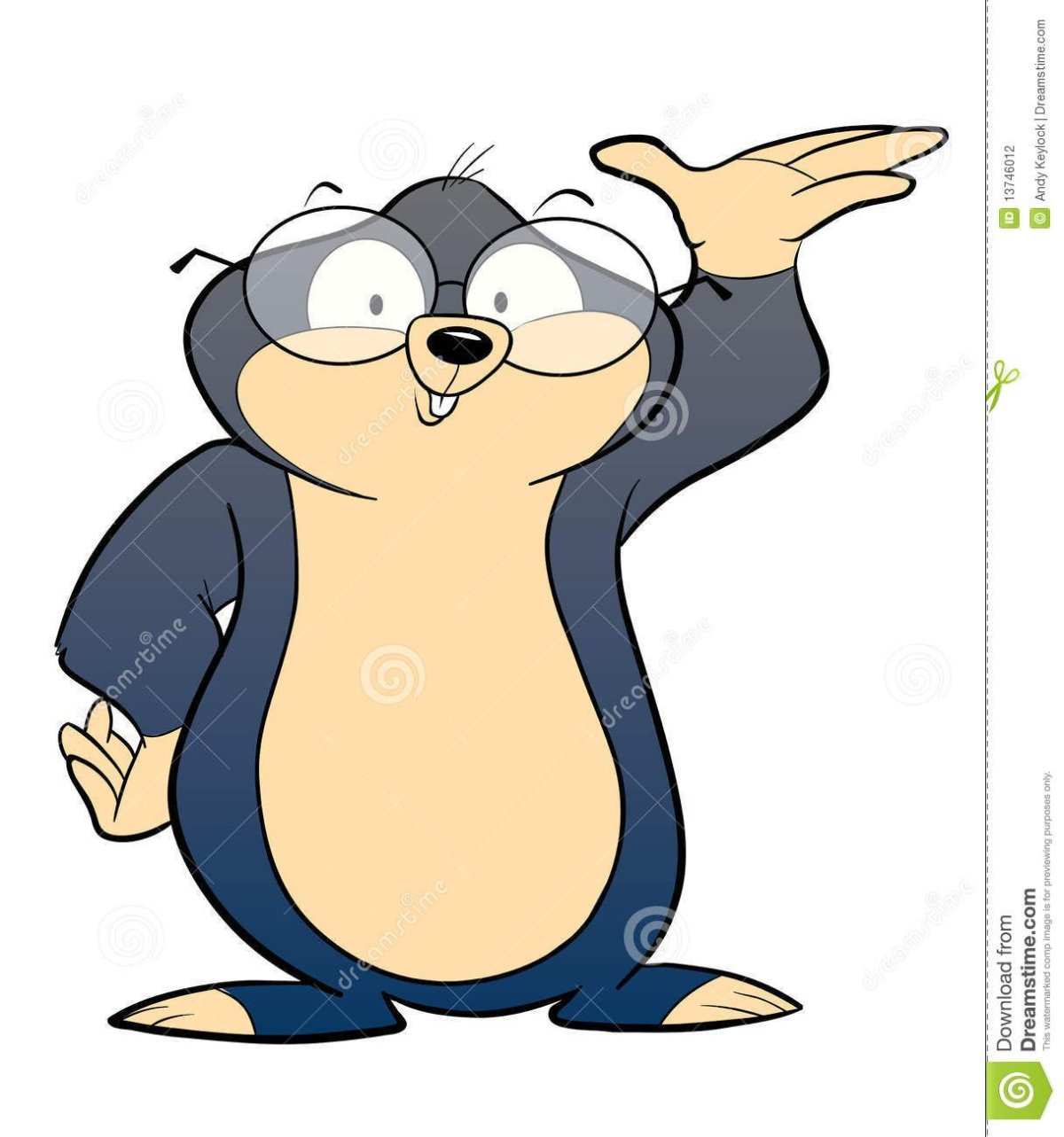 Маска крота для детей