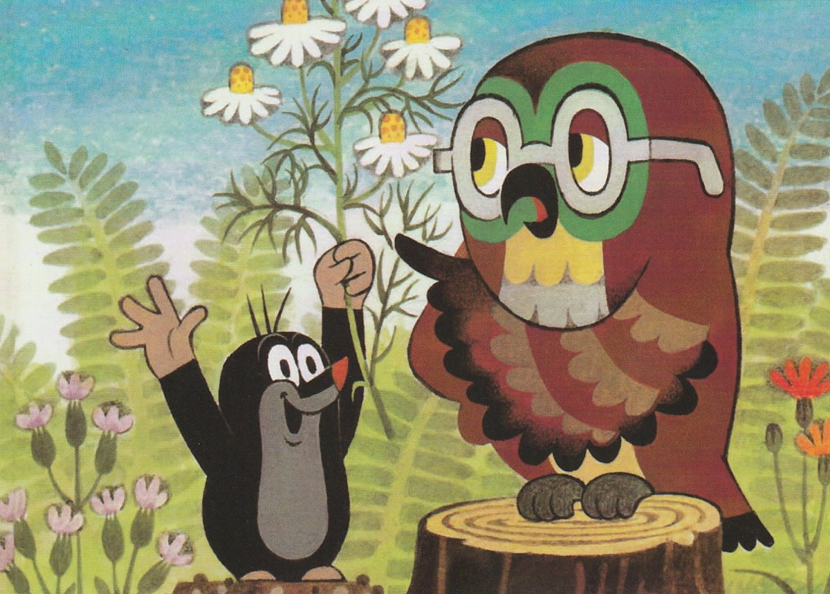 Крот мультяшный