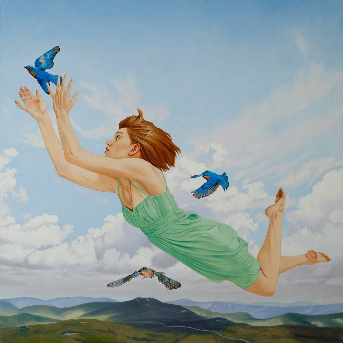 Полет души мужчины