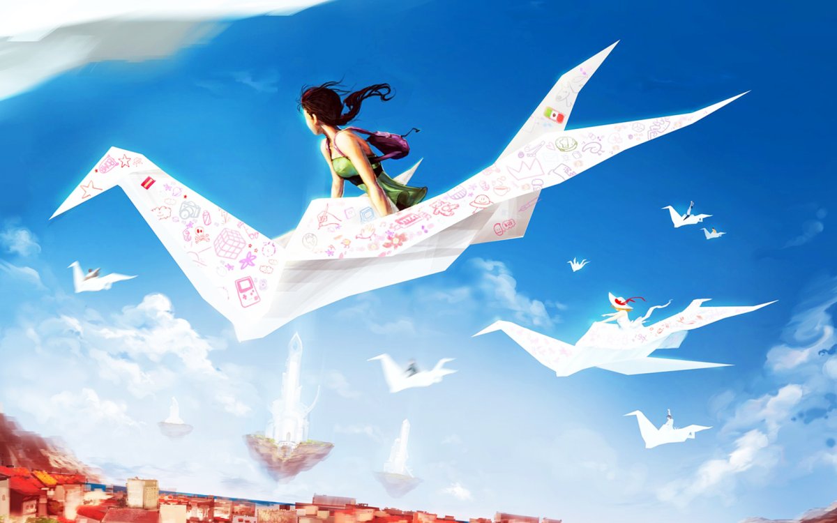 Человек ветер