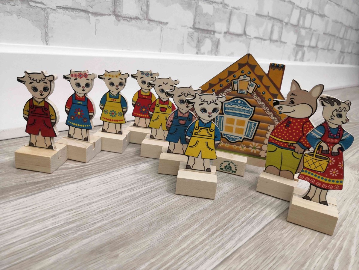 Настольный театр волк и семеро козлят