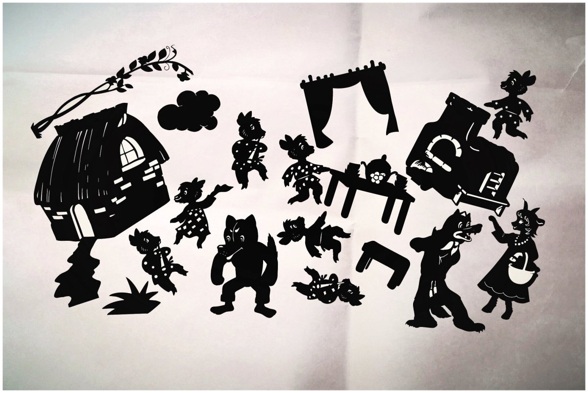 Теневой театр волк и семеро козлят