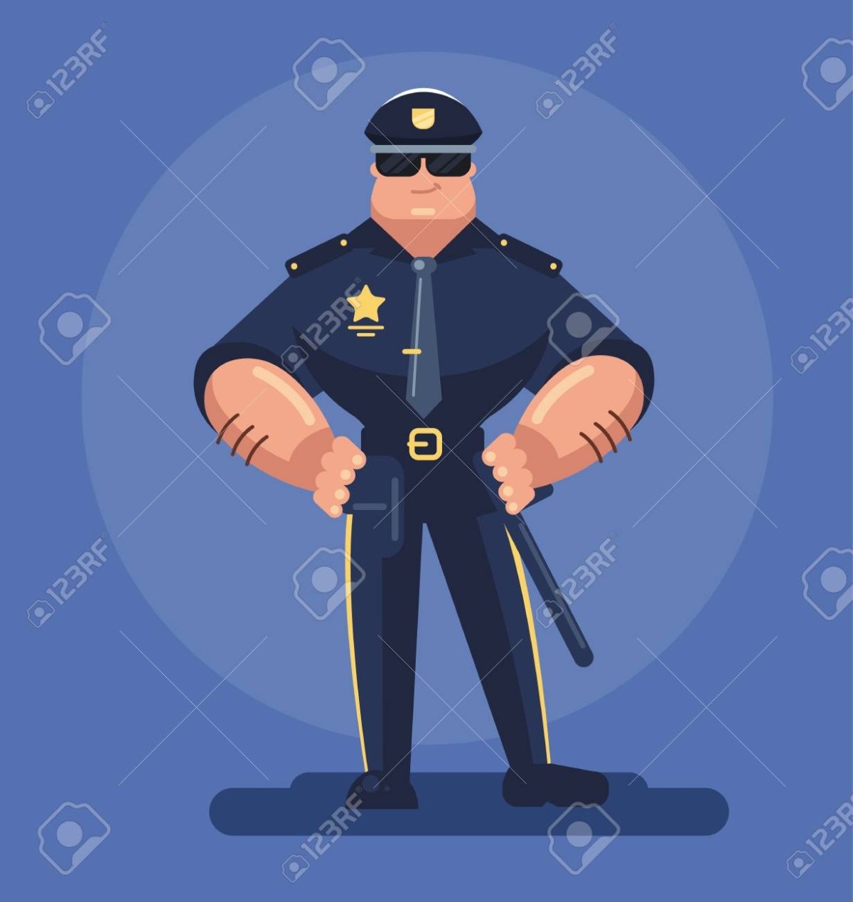 Охранник веселый