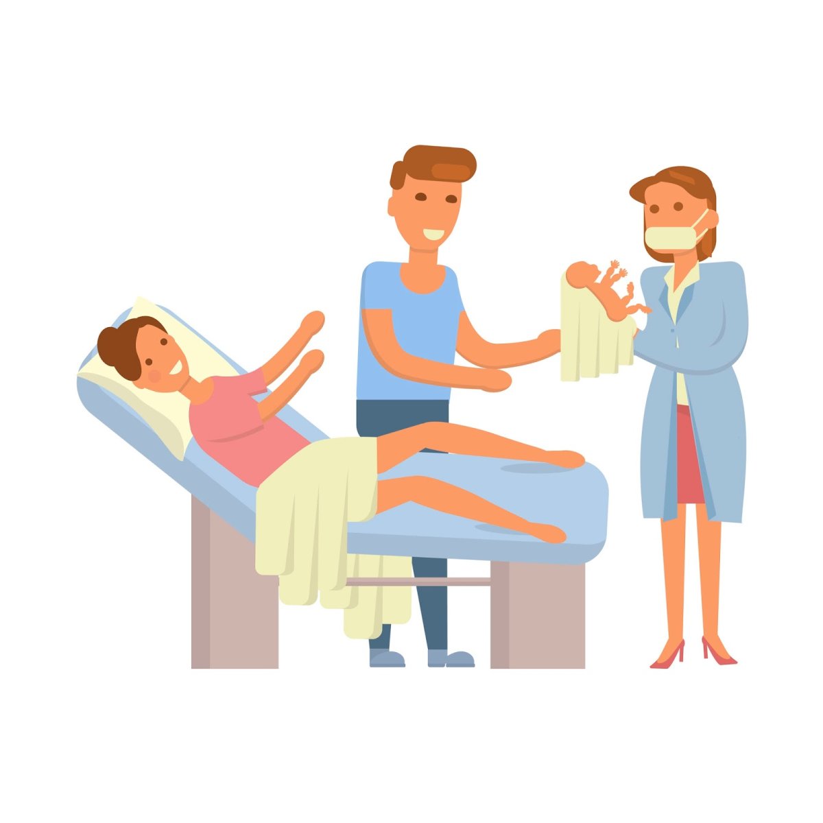 Совместные роды иллюстрация
