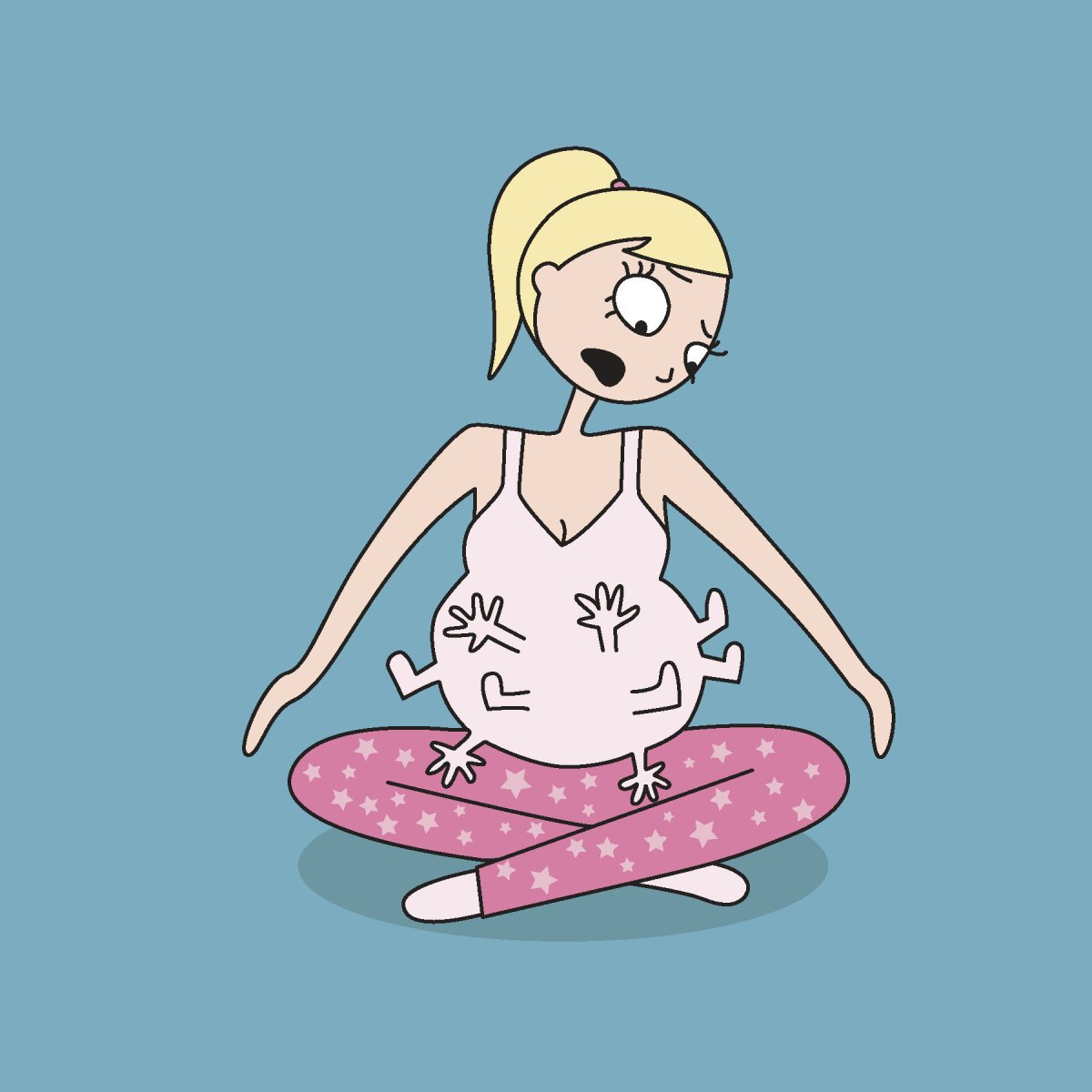 Смешные рисунки беременных