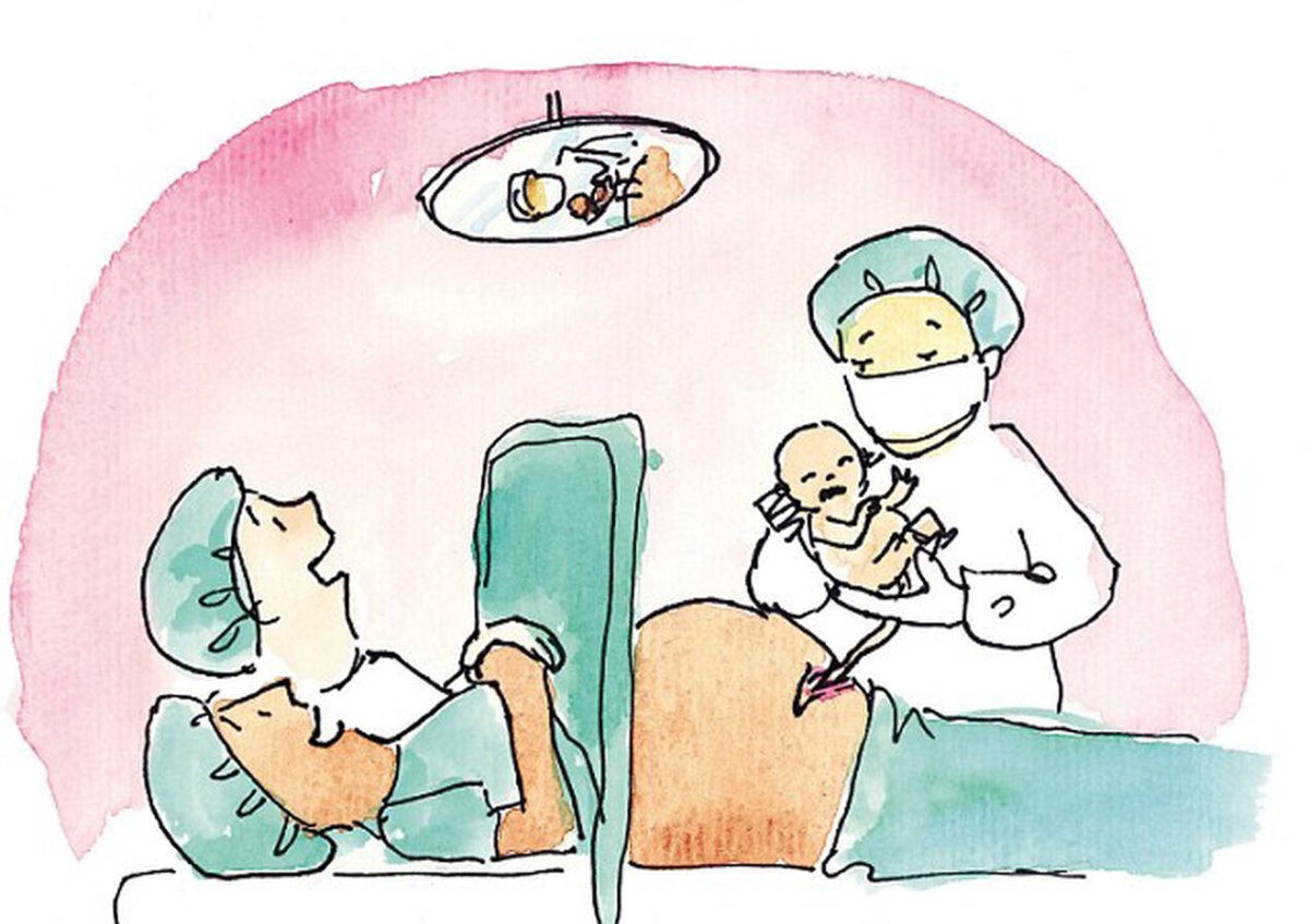 Как рождается ребенок рисунок