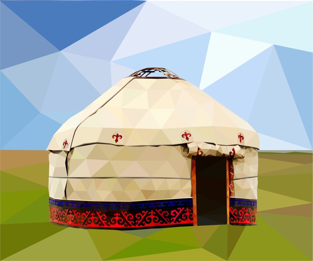 Юрта Башкирская вектор