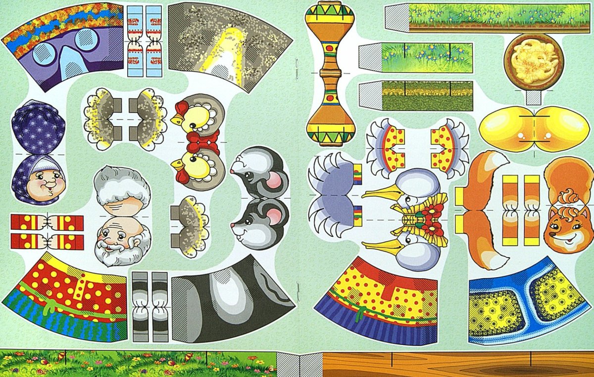 Бумажный театр Курочка Ряба