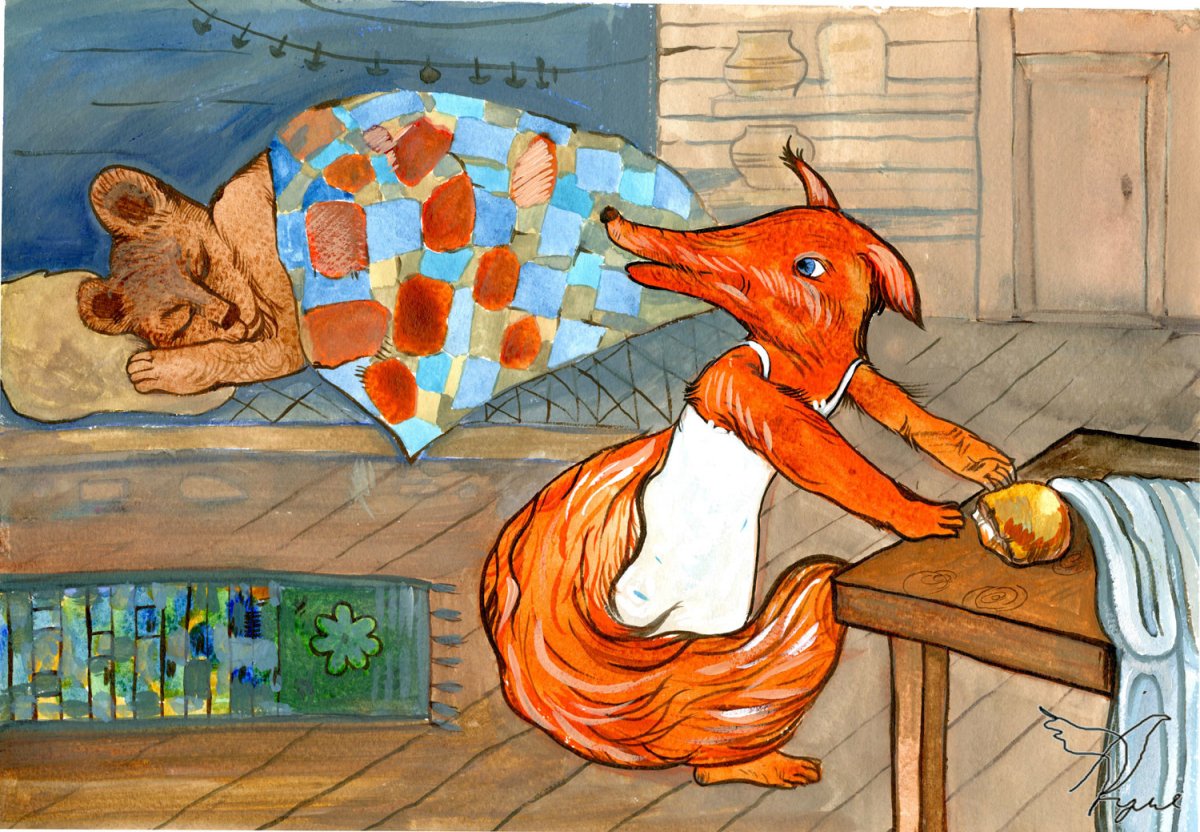 «Лиса и медведь» (Мордовская);