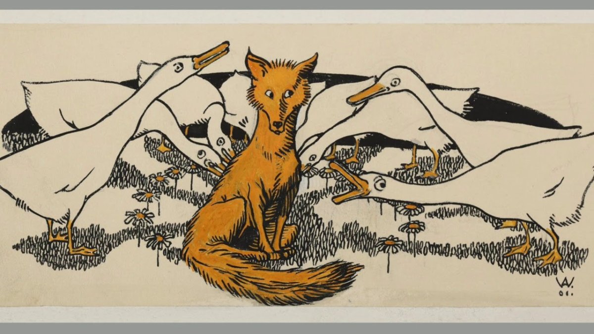 Лиса из колобка