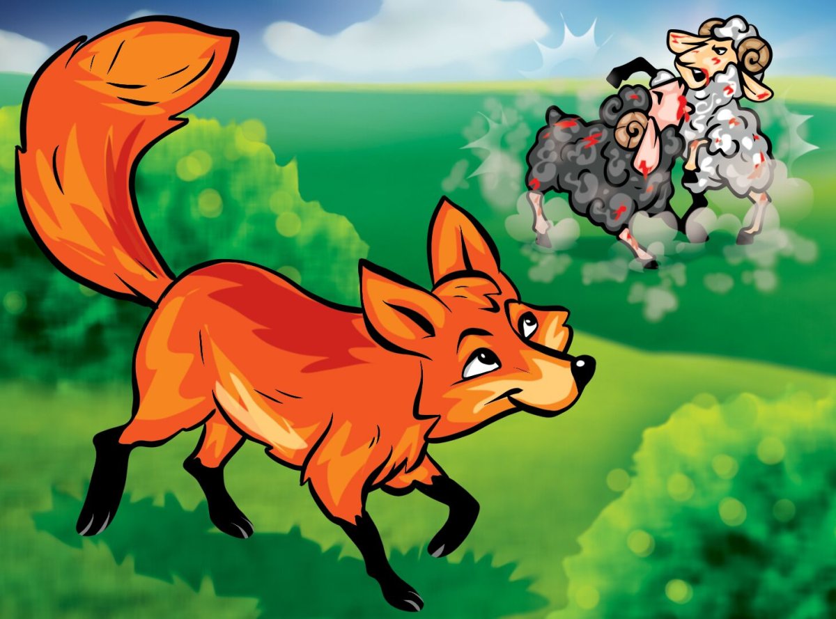 Лиса в курятнике