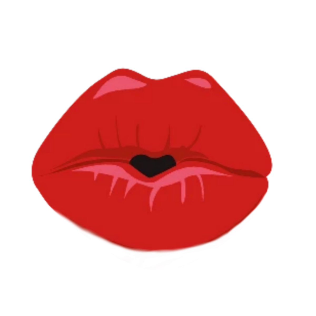 Губы стикер