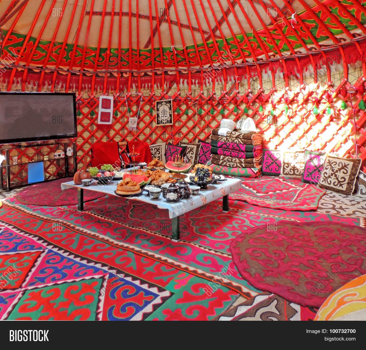 Кереге Кыргызская юрта