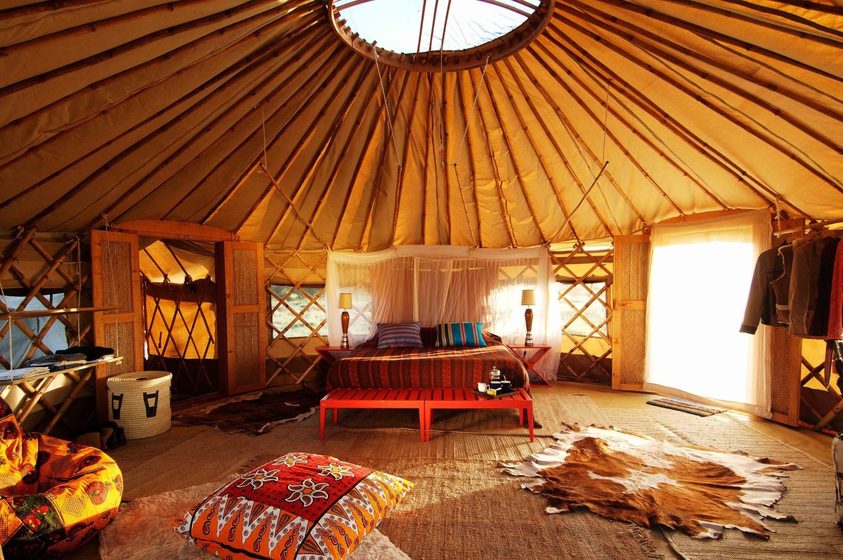 Казахская юрта убранство