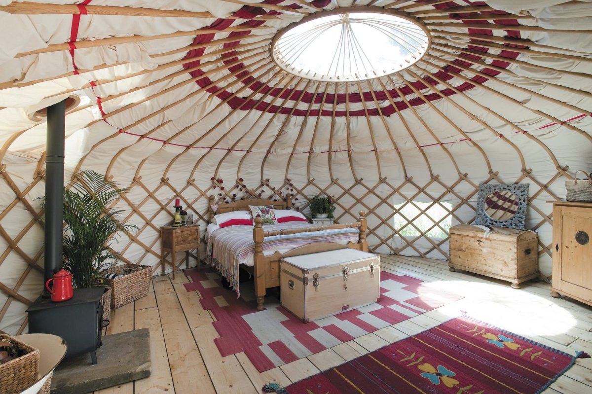 Монгольская юрта интерьер