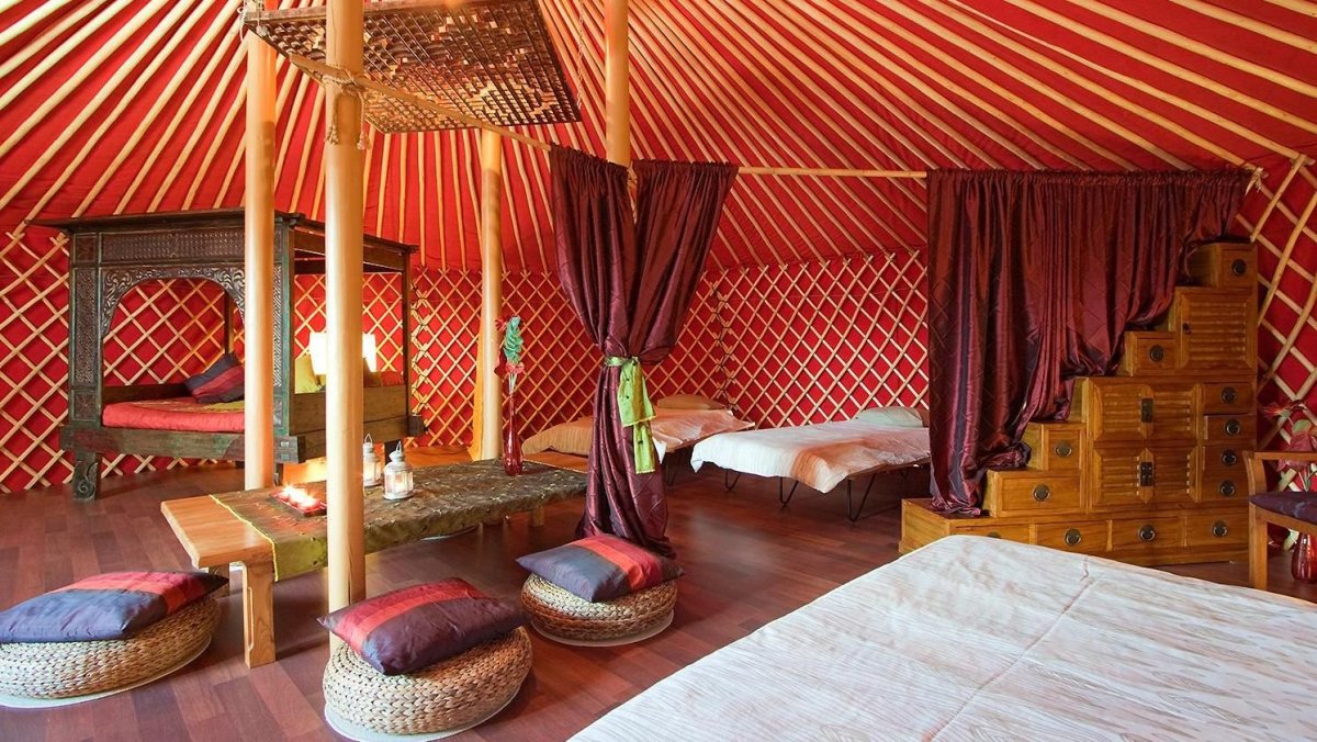 Внутренний интерьер Юрты