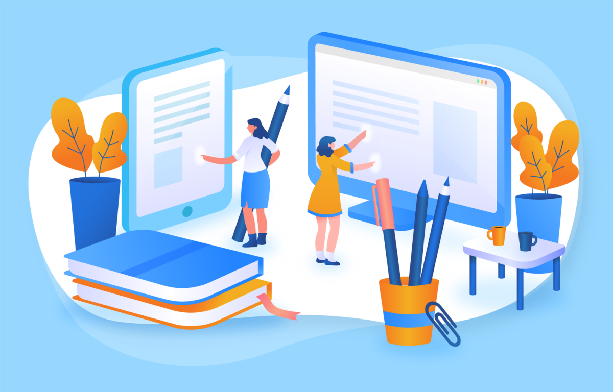 Учеба иллюстрация