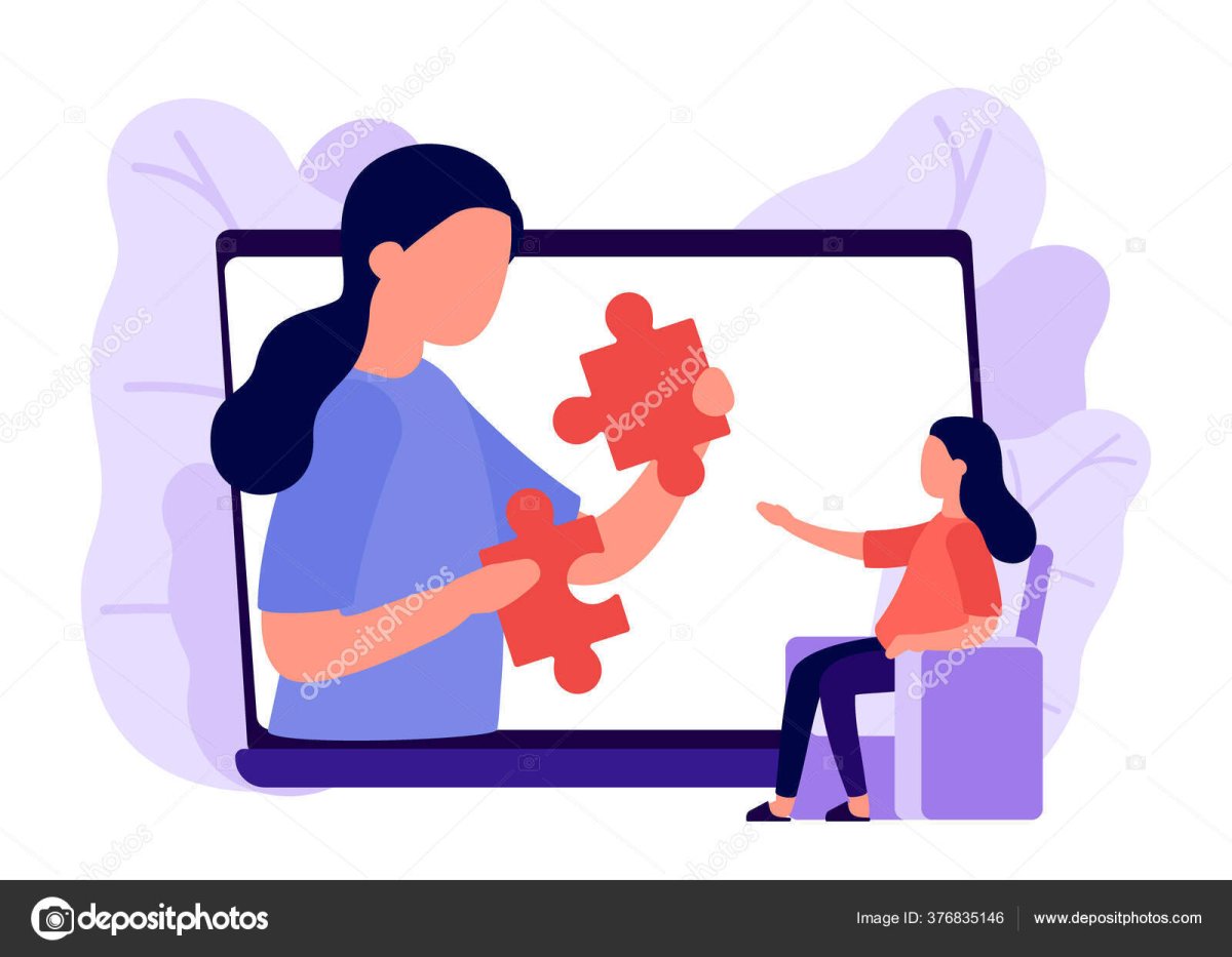 Психолог векторные иллюстрации для презентации