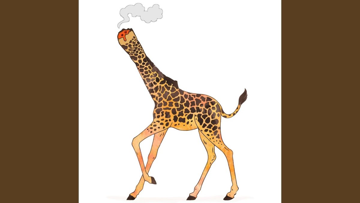 Стилизация жирафа
