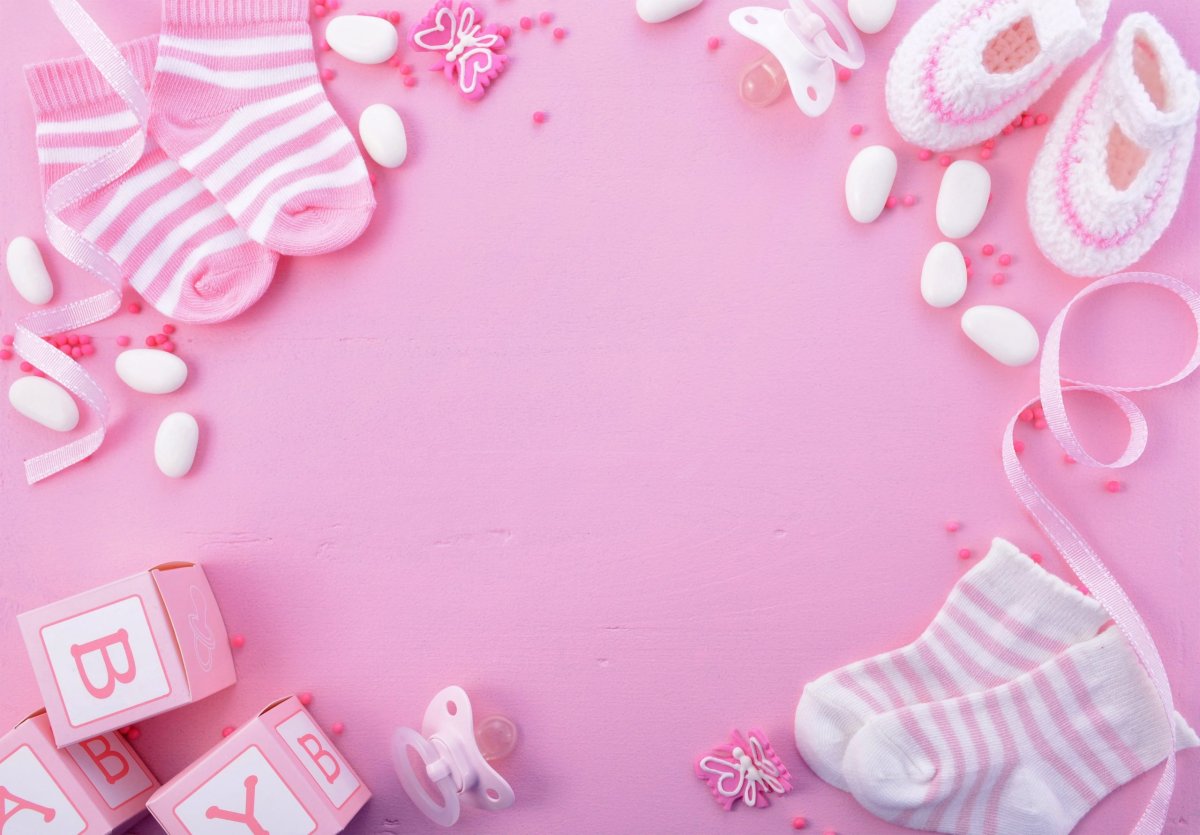 Баннер для новорожденной девочки