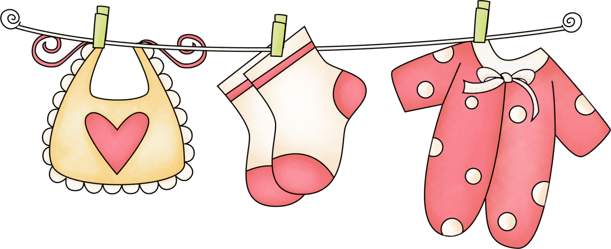 Детская одежда на веревке