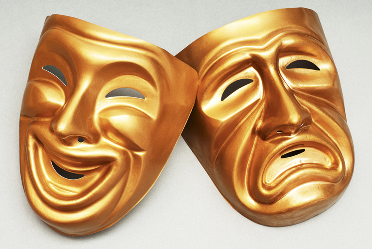 Театральные маски эмоции